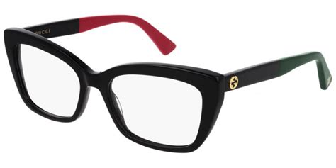 Gucci™ GG0165O 006 53 Black Eyeglasses 